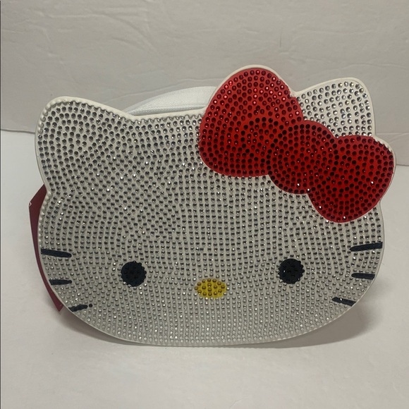 Hello Kitty Sequined Crossbody Bag 4 Can Insulated Igloo Cooler NWT - Picture 10 of 10